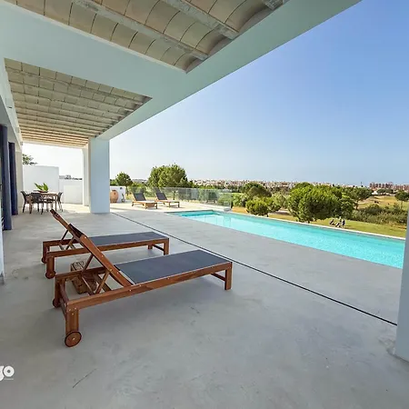 Paz -moderno Privado Nuevo Piscina Vistas A Golf Y Villa Ayamonte